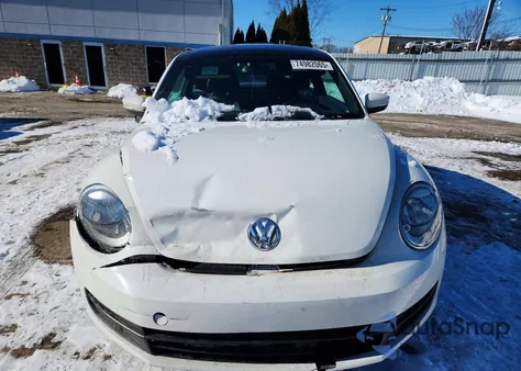 2013 Volkswagen Beetle из США, поврежденный, VIN 3VWJX7AT6DM665678